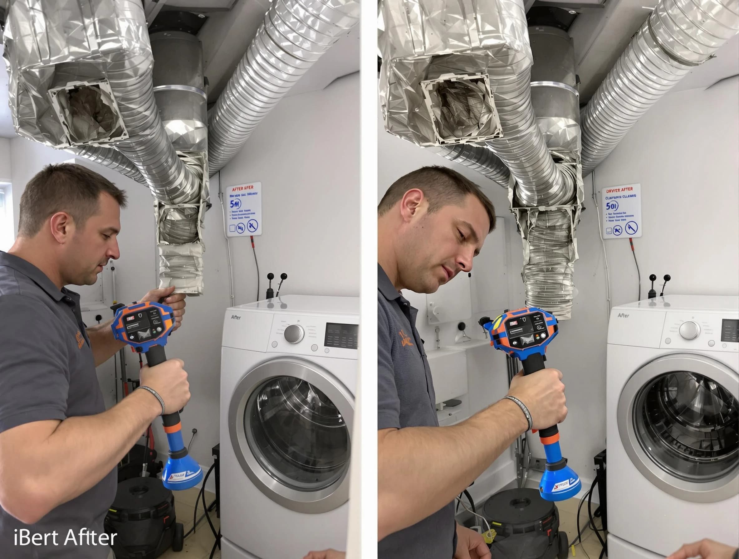 Professional clogged vent cleaning by Lovejoy Dryer Vent Cleaning in Lovejoy