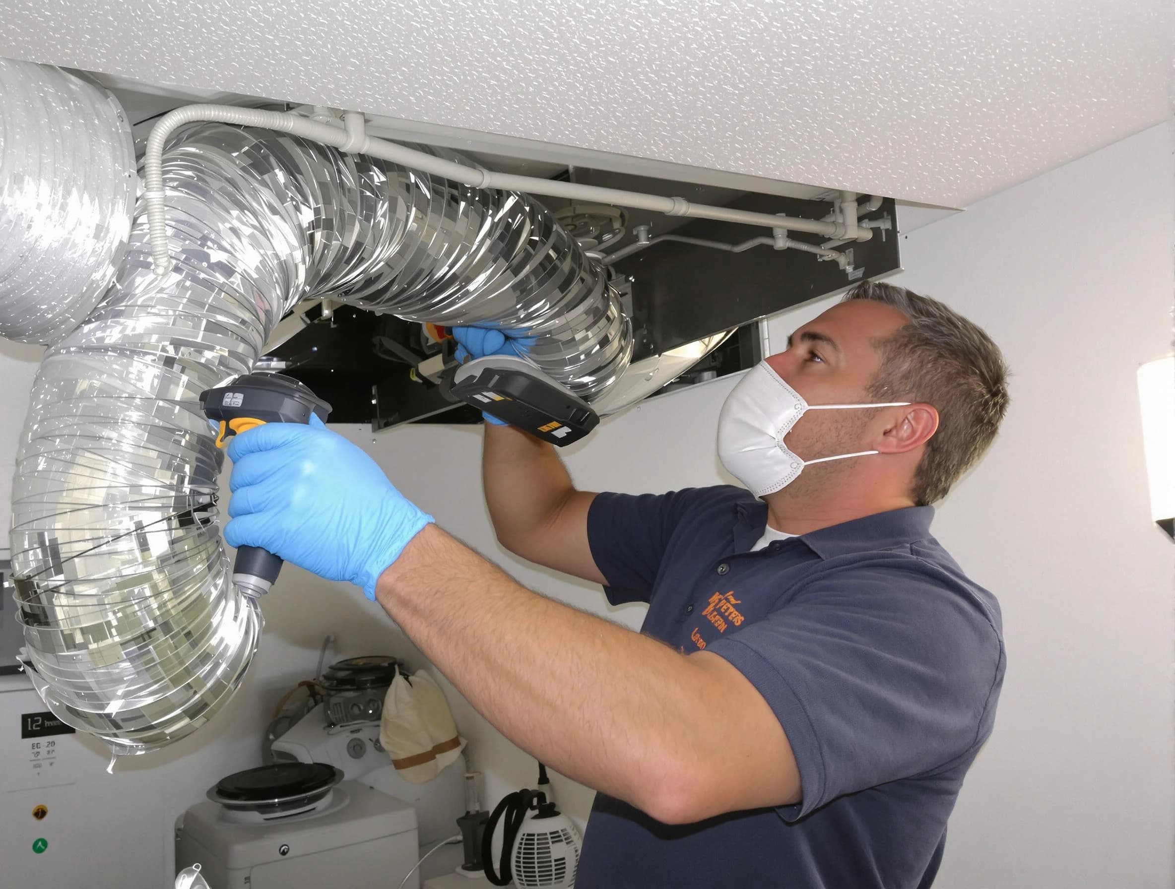 Lovejoy Dryer Vent Cleaning professional performing thorough residential dryer vent cleaning in Lovejoy
