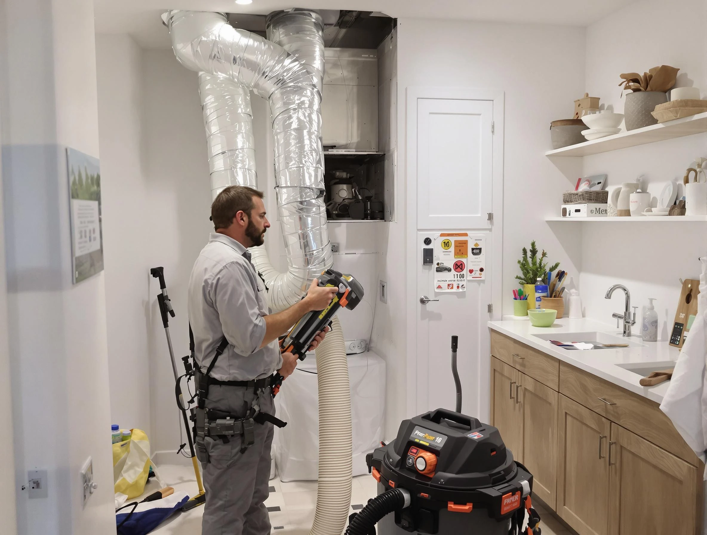 Clogged Dryer Vent Cleaning in Lovejoy