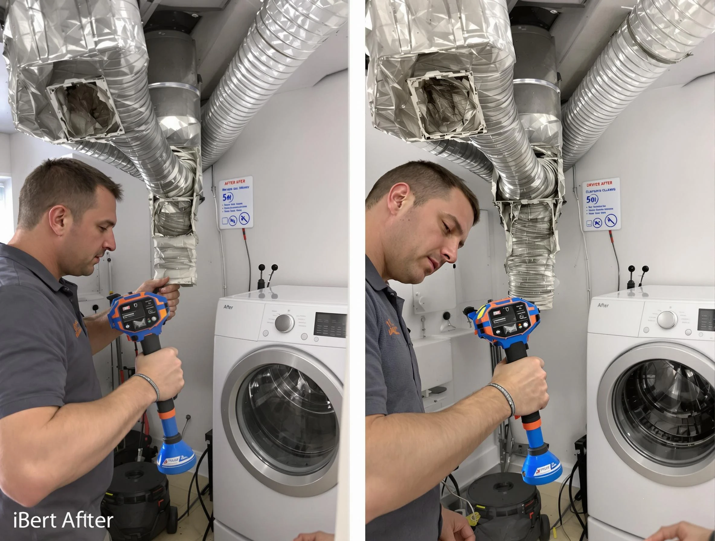 Professional clogged vent cleaning by Lovejoy Dryer Vent Cleaning in Lovejoy